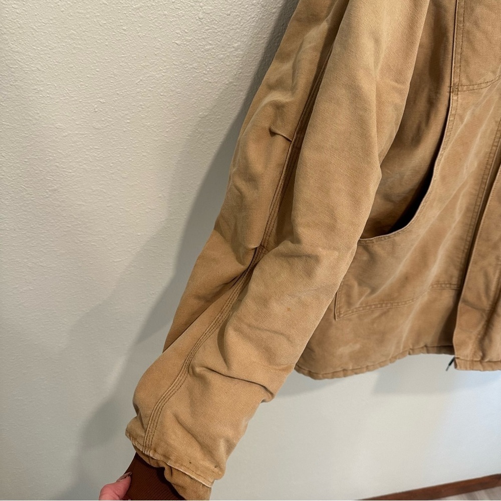 Vintage Carhartt Men's Fur Trimmed Hooded Coat - Picture 4 of 16